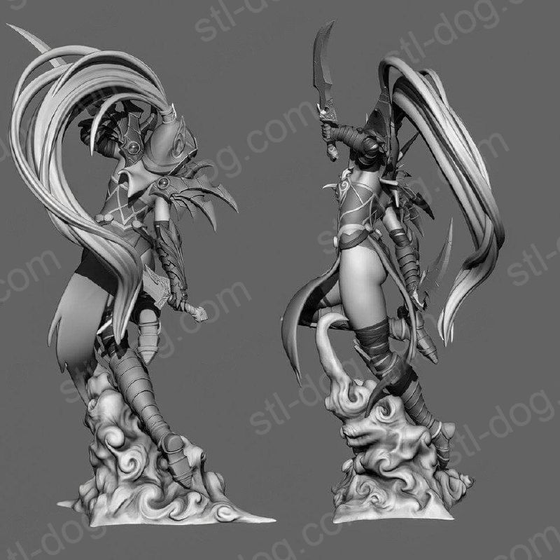 魔兽世界(World of Warcraf) 瓦莉拉·萨古纳尔(Valeera Sanguinar)3D打印图纸